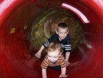 Tunnel of fun on outing day