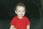 POSING AT 17 MONTHS