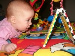 Amber tummy time