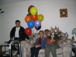 Flowers - Balloons - Grandma was so happy.