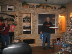 Jef doing what he usually does.....hand out presents