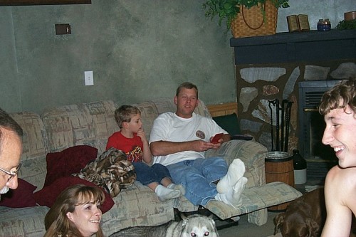 Rylan and Randy on couch