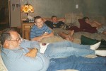 Relaxing after filling up