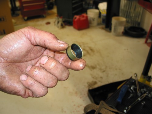 This is the insert that came on the neck of the filter I purchased.  Since I did not damage this piece when I removed the used filter and I change my transmission fluid on regular intervals, I have decided to reuse the insert that is currently in the transmission.  If you do need to replace your insert, be very careful as you can scrape up the seal area of the transmission while trying to remove this insert.