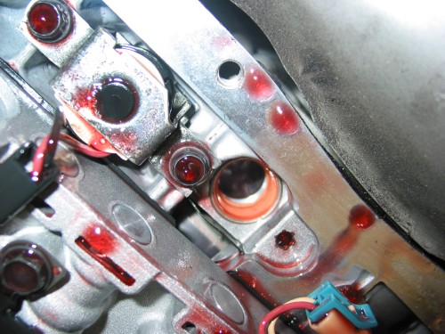 You can see the insert in this picture.  It is in good shape so I'm going to reuse it.