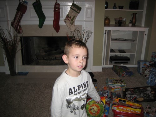 FAREN CHECKING OUT SOME XMAS PRESENTS