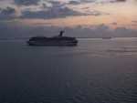 Another Carnival ship "Valor" was also there.