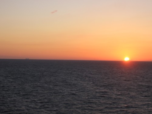 Note another cruise ship to the left.