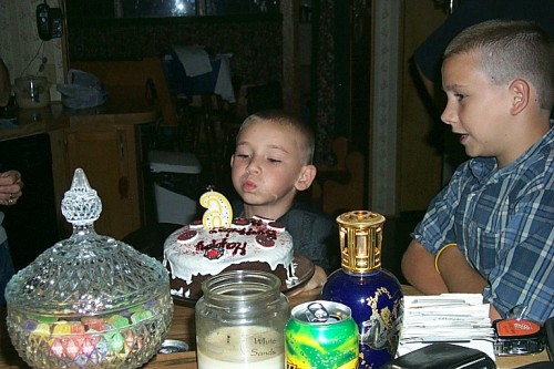 BLOWING OUT THE CANDLE