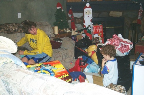 MIKEY AND FAREN PONDERING THE MESS