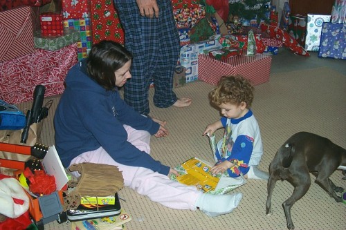 A little help from Mommy