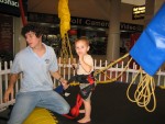 GETTING STRAPPED IN