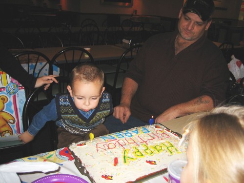 BLOWING OUT THE CANDLES