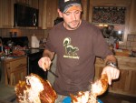 CARVING THE TURKEY
