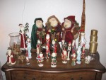 Carol's Santa collection
