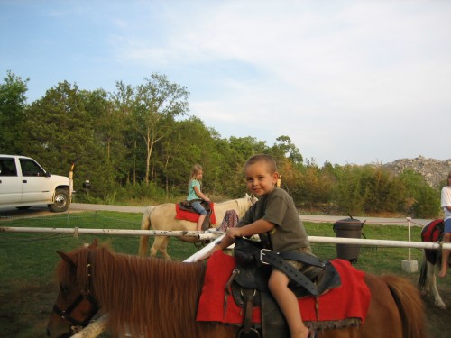 FAREN ON PONY RIDE