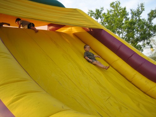 SLIDING DOWN