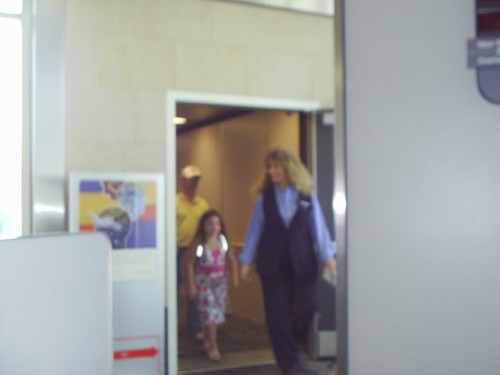 Nicole Arrived at Tampa Airpot