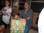 Jef opening his present from Dawn.  This is one he couldn't guess!!!