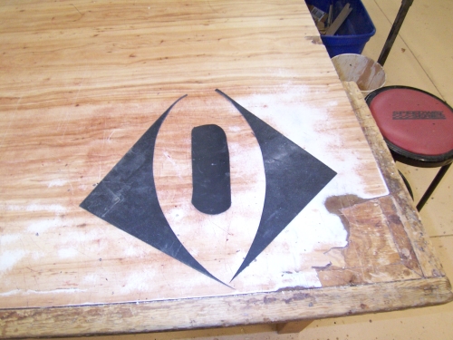The scrap from a 38' x 38" piece of Acoustiblok