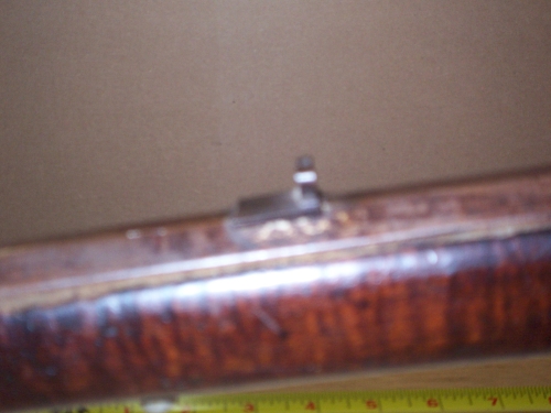 Rear sight is dovetailed