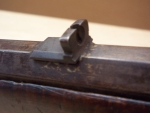 Rear sight is dovetailed