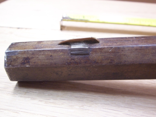 Front sight is also dovetailed