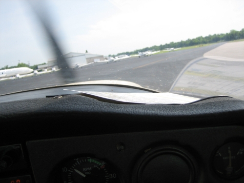 getting ready to taxi