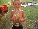 Pretty proud of his trophy