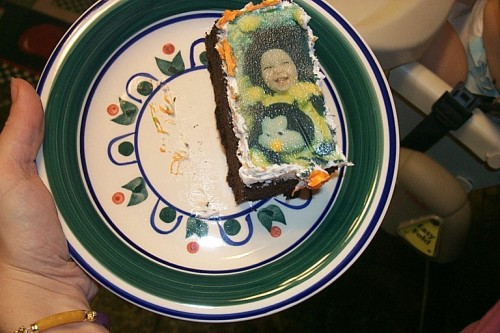 Piece with picture