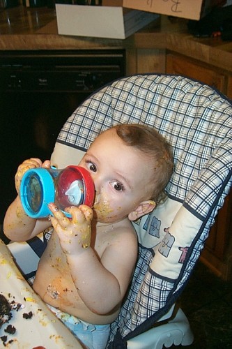 Wash down that icing